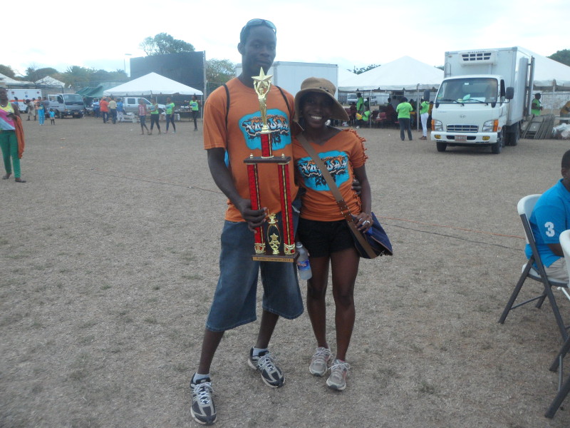 Me and a Star Participant, Fun Day 2013 with winning trophy