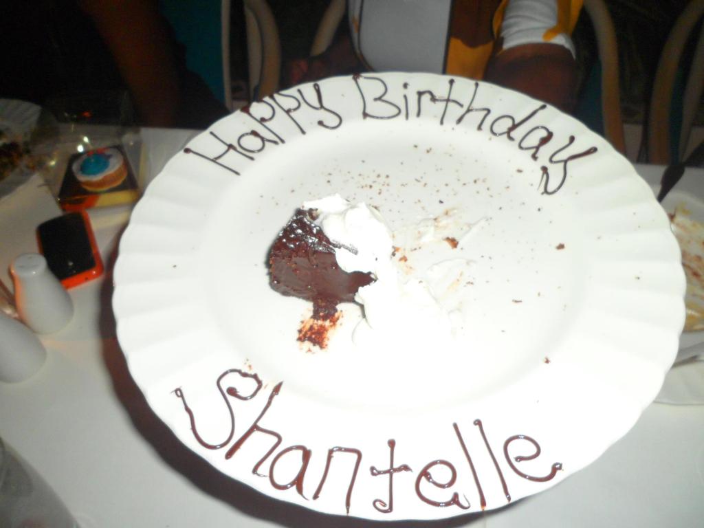 HBD Shantelle - we ate most of the cake
