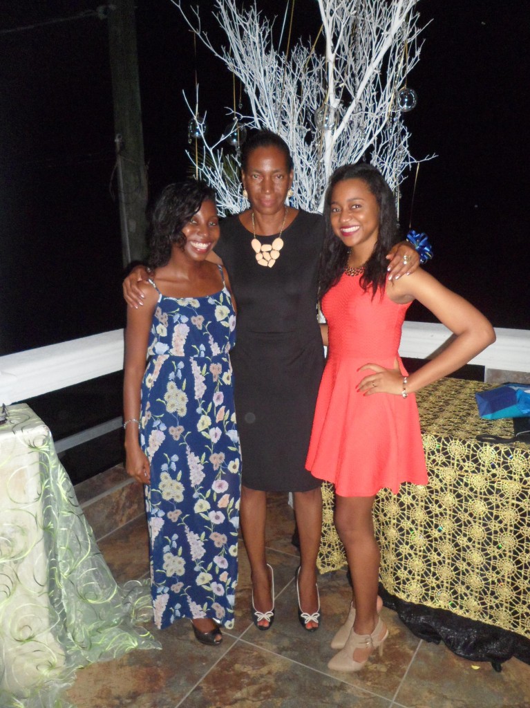 Mom, Sherise and I at Teacher of the Year Award Ceremony, Anguilla