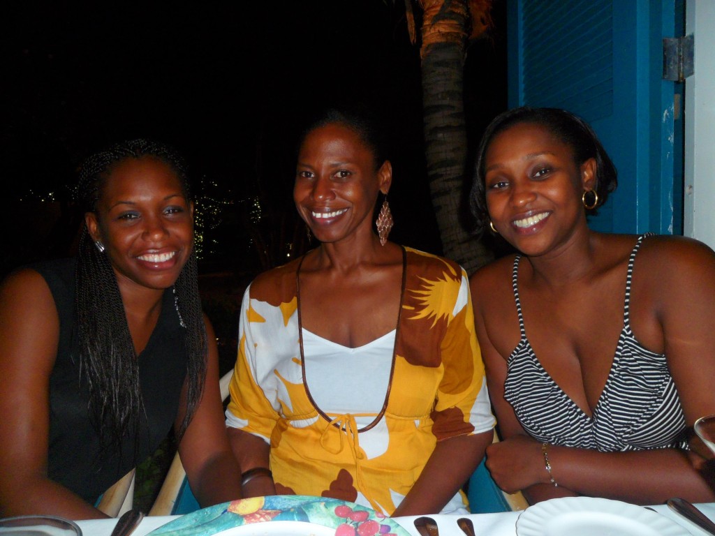 Friends at Blanchards Restaurant, Anguilla
