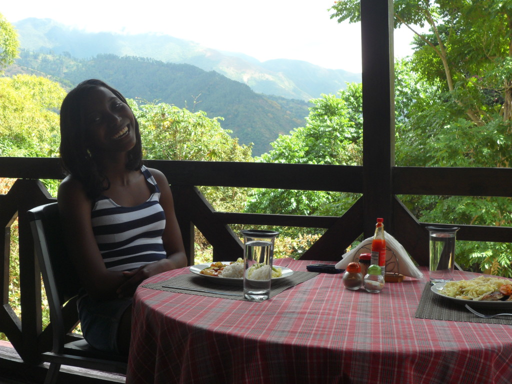 Lunch on the Balcony, Forres Park, Jamaica