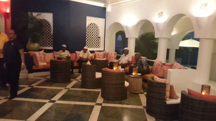 Taxi Drivers at Spice Restaurant at Cap Juluca