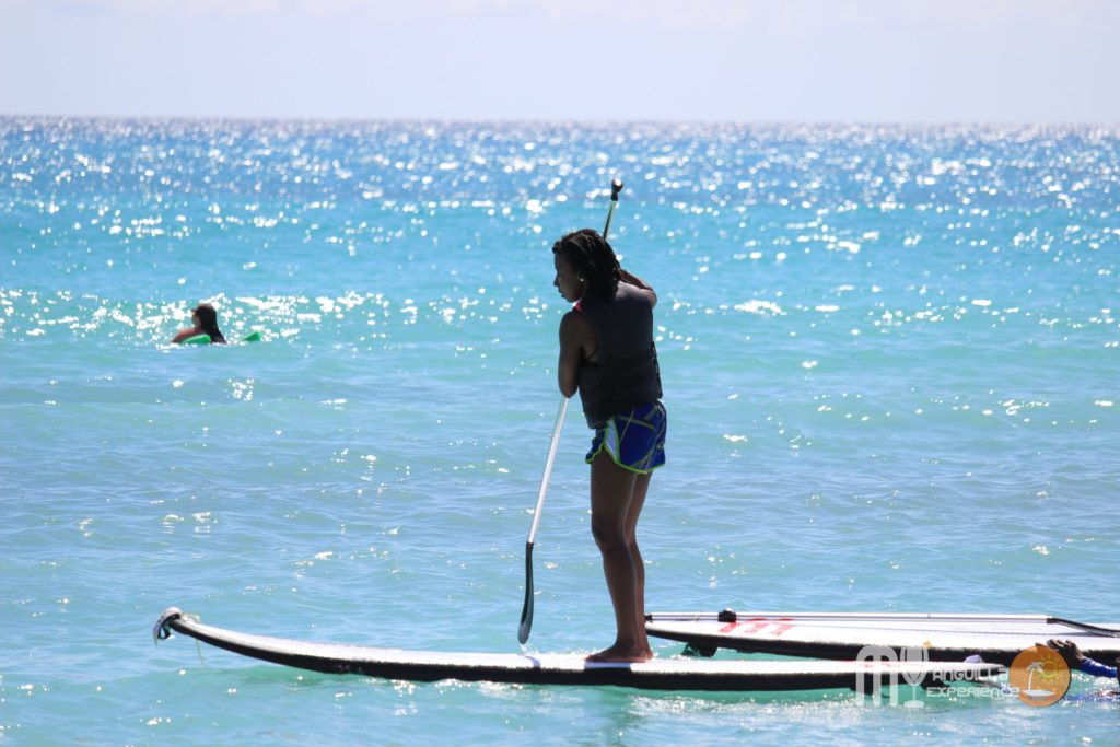 Paddleboarding with Anguilla Watersports