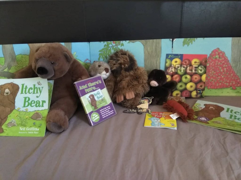 Contents of Itchy Bear Sack