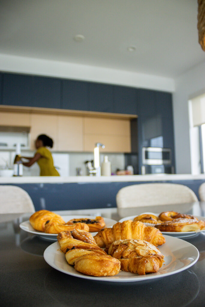 Fresh pastries at Tranquility Beach Anguilla