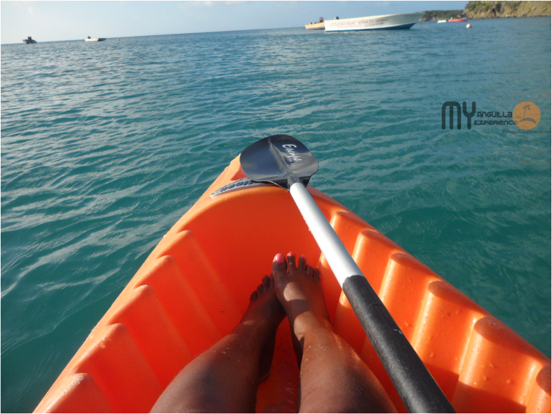 Kayaking to Little Bay Anguilla