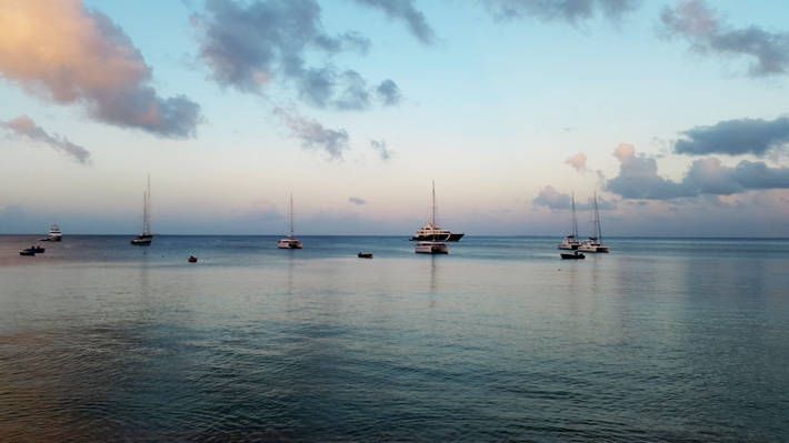 Boats in Crocus Bay, Anguilla
